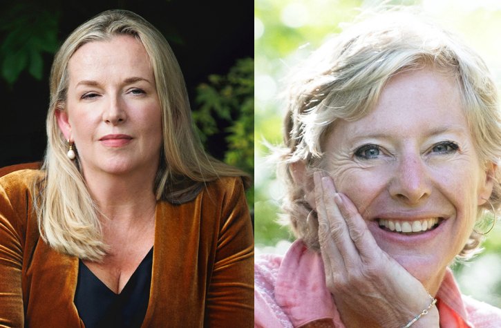 Kate Lord Browen and Sarah Easter Collins Taunton Literary Festival